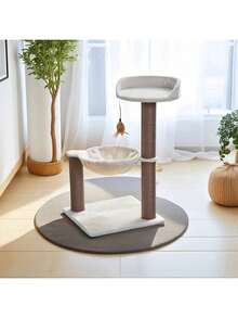 1PC The Multi-Level Cat Tree Tower Provides You With A Super Comfortable Habitat For You To Choose From, With Comfortable Resting Areas, Indoor Cat Scratching Boards, Self Grooming Options, Interactive Hanging Balls, Cat Climbing Frames, Cat Uncles, Multi-Level Cat Rooms, And Cat Nests, Perfect For Cats.