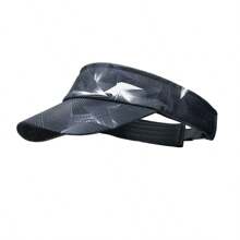 1 pieza Sombrero de sol unisex para deportes al aire libre, talla ajustable, tela transpirable, gorra ligera y de moda con parte superior abierta
