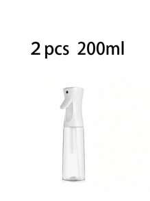 1pc 200ml/300ml/500ml High Pressure Continuous Spray Bottle, Hair And Face Spray, Beauty Spray Tool, Moisturizing Water Bottle, Refillable, Kitchen Cooking Oil Spray Bottle, Flower Watering Spray Bottle, Wet Hair Spray Bottle(New And Old Packaging Shipped Randomly)