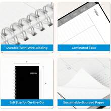 Blue Sky 20252026 Weekly And Monthly Academic Year Planner Calendar