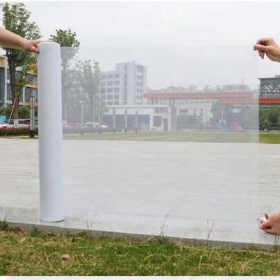 1 pezzo Schermo per finestre ad alta definizione, Rotolo di zanzariera adesiva, Nessun taglio necessario, Adatto per porte e finestre