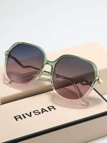 RIVSAR Óculos de Sol Polarizados Elegantes de Olho de Gato com Cristais para Mulheres, Óculos de Sol Redondos Transparentes Fashion para Uso Externo, Casual, Festa, Viagem e Férias, Óculos de Sol de Marca Premium para Presente de Feriado, Adequados para o Dia dos Namorados, Natal e Halloween