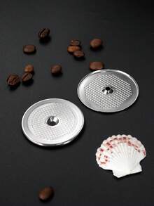 51MM Shower Screen Espresso Grouphead Screen Flat Upgrade Shower Screen Coffee Accessories - Silver - View 2