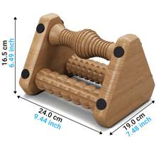 Plantar Fasciitis , Foot Massager For Circulation And Pain Relief, Reflexology Massage Tools With Wood, Foot Roller For Neuropathy Pain Relief, Foot Health, Gym