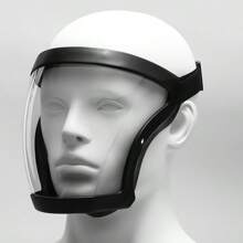 Masque de protection intégral unisexe transparent, masque de moto/vélo coupe-vent, anti-poussière, protection du visage pour le soudage