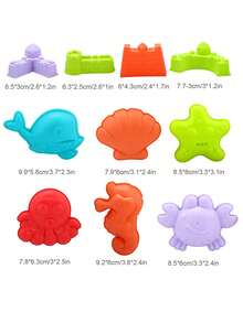Beach Toy Set, Including Bucket, Shovel, Rake And Sand Molds, Suitable For Children's Summer Play, Random Accessory Colors, Baby Beach Toys, Children's Beach Essentials, Children's Outdoor Toys - Multicolor - View 5