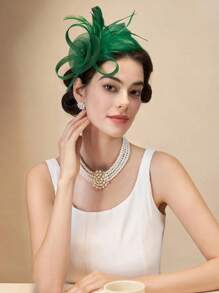 1 Pc Fascinators Hats For Women Tea Party Fascinator Hats Vintage 50s Headwear Wedding Church Derby Hat Mini Hats Tiny Hats Mini Top Hat Mini Cap, Gifts, Hair Accessories, Classy, Rave Accessories, Festival Outfits