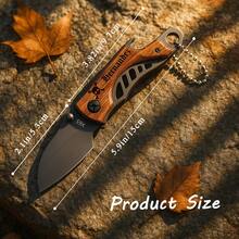 Personalized Outdoor Camping Survival Folding Pocket Knife - Black, Groomsmen Gift, Boyfriend Gift, Dad Gift, Father's Day Gift, Customized Knife Knives Minimal Chic Custom,Personalized,Unique Ideal Gifts For Him,Ideal Gifts For Her Her,Boyfriend,Girlfriend,Family,Friends - Dark Grey - View 4