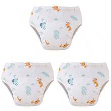 3pcs/Set Reusable Waterproof Baby Diapers, Diaper Pants, Training Pants, Swim Diapers, Adjustable & Easy Wash For Boys And Girls