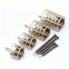 2pcs Portable Feeders Cage Lightweight Fishing Feeder Cage