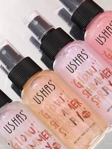 身体高光喷雾，速干不粘腻，液体闪光高光，持久亮泽，适合派对、音乐节妆容 - 彩色 - 查看 9