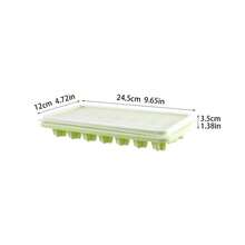 1PC Plastic Ice Cube Trays, Ice Cube Molds, Ice Cube Boxes, Ice-Making Boxes, Covered Ice Cube Trays, Household Ice-Making Molds