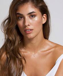 FUNEIA Women 14K Gold Plated Emerald Birthstone Necklace Women Mothers Dainty Gold Necklace Blue Green Cubic Zirconia Pendant Necklace Birthday Gifts Women Jewelry - 04. 四月(鑽石) - 查看 9