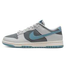 Zapatillas Nike Dunk Low Retro para hombre, zapatos deportivos casuales cómodos y ligeros - Polvo claro/Azul real denim/Gris humo/Blanco vela - Ver 1