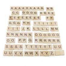 200 X Wooden Letters, Wooden Scrabble Letters, Wooden Letters, Mobile Letters, Letter Tiles A To Z, For Crafts, Study, Spelling, Gift, 20 X 18 X 4 Mm