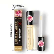 1 件/2 件透明丰唇膏，增强唇部弹性，淡化唇纹，丰唇精华 - 黃色 - 查看 6