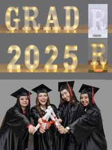 1 Peça Luz de Letra de LED, Cenário de Proposta Romântica Surpresa, Presente de Natal, Decoração Central, Adequado para Decoração de Aniversário/Casamento/Aniversário/Dia dos Namorados/Halloween/Natal/Ano Novo 2025, Presente de Aniversário e Feriado Perfeito para Família, Decoração de Quarto, Decoração de Festa, Branco (Baterias Não Incluídas)