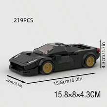 MIKEMENG Juguete de bloques de construcción de camión negro/rojo/blanco, kit de construcción de juguete MOC Modelo de carro, juguete de construcción de tecnología e ingeniería, juguete automotriz para niños y adultos, mejor regalo de coleccionista para Halloween, Navidad y cumpleaños - modelo - Ver 13