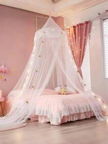 413*98in Large Mosquito Net Bed, Hanging Fly Insect Repellent Dome Tent Bedding Net, For Bed Canopy Mosquito Net, Camping, Home Use, Room Decor