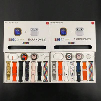 ARTCYBER ArtCyber Smartwatch Gift Sets For Android & IOS – Includes Comfortable-Style Earbuds, Multiple Interchangeable Straps – Ideal For Men, Women & Teens