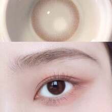 14.0mm Coffee-Colored Circle Contact Lenses, Suitable For Fashion-Conscious Women