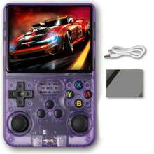 Byteuni R36S Retro Handheld Game Console With 3.5-Inch IPS Screen Retro Handheld Video Games Consoles Built-In 20k+ Classic Games Open Source Linux System Portable Style Hand Held System Pocket Video Player