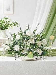 3/15/30/90 buc frunze artificiale de eucalipt tulpini false frunze de eucalipt argintiu dolar tulpină cu breathtay vrac frunze artificiale pentru buchete DIY aranjament floral nuntă decor acasă