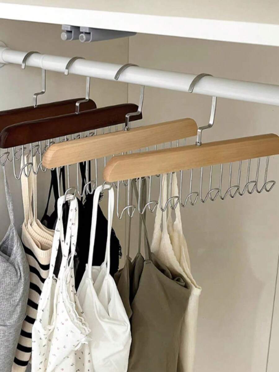 1/2 piezas Percha de almacenamiento multifuncional para sostenes y ropa interior, sin dejar rastro, para secar
