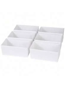 1pc Oxford Cloth Washable Uncovered Storage Box, Solid Color Minimalist Design, Organizer For Underwear, Miscellaneous Items, Cosmetics, Stationery, Desk Organization