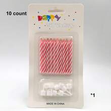 10/20/50 candele a spirale colorate per torte di compleanno, candele per cupcake, per feste e celebrazioni
