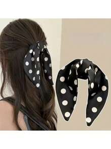2 pièces/1 pièce Pince à cheveux chic à pois pour femmes, épingle à cheveux minimaliste élégante de haute qualité, convenant pour le quotidien, les fêtes, le travail, les voyages, le lavage du visage, le maquillage, assortissant les tenues. Pinces à cheveux, pinces à mâchoire, pinces à cheveux, clips à cheveux, attache-cheveux