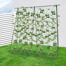 Trellis For Cucumber Vine 180CM * 180CM A-Frame Garden Plant Cages And Supports For Vines, Plant Stand For Climbing Plants, Trellis Garden Cucumber Tomatoes - Green - View 5