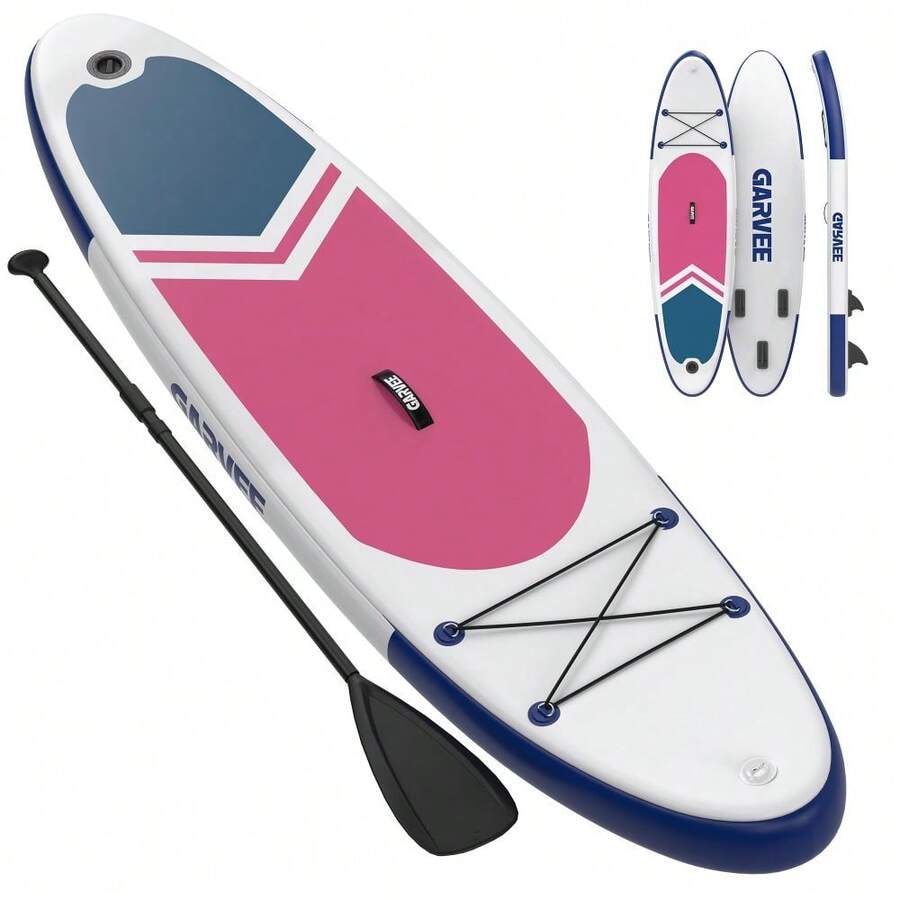 Danolapsi Inflatable Paddle Board For Adult,Stand Up Paddle Board Set,10.6ft X 32"/ 11ft X 34" Extra Wide Inflatable Stand Up Paddle Board With Premium Accessories Suitable For Sea And Lakes - Rose Red - View 1