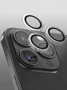 3pcs/Set Tempered Glass Camera Lens Protector, Compatible With Apple 16/16 Pro Max/16 Pro/16 Plus/ 15 Pro Max/15/15 Plus/14/14 Plus/13/12 Mini/11 Pro, Ultra-Thin, Smooth, Anti-Scratch, Transparent Protective Cover Gift For Birthday, Family, Friends Lens Protector, Phone Accessories - Clear - View 2