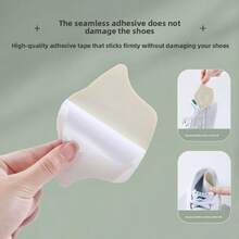 4 件防滑鞋跟保护垫，鞋码调节垫，适用于高跟鞋、乐福鞋、皮鞋，男女通用