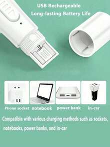 猫激光笔，USB 充电三合一猫玩具棒，互动式可充电红色激光笔，带 5 种可切换图案的猫追逐玩具猫逗猫棒，多模式投影照明，卡通设计适用于淘气猫和狗的互动玩具，室内多功能玩具