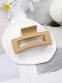 1/4pcs Rectangle Hair Claw For Thick Hair, Strong Hold Jaw Hair Clamps, Butterfly Hair Clips Hair Claws Hairpins Fashion Hair Accessories For Women Fashion Hair Clutch Women Claw Clips