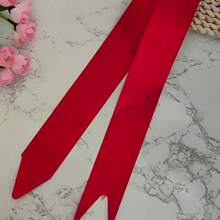 20pcs/Set Shimmery Red Streamers, Plastic Material, Suitable For Wedding Car Decoration, Engagement Dowry, Christmas, Valentine's Day, Mother's Day And Birthday Party Decoration, Gift Box Packaging