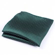 1pc Men's Jacquard Pocket Square, Fashion Patterned Handkerchief, Soft Fabric Suit Decoration, Groom Wedding Pocket Handkerchief, Groomsmen Pocket Square
