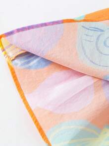 mini bala Girls' Strap Dress, Soft & Breezy – 2025 Summer Collection – Lightweight Everyday Wear - Yellow-blue Hue - View 8