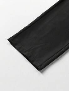 男士加大码宽松休闲运动裤，拉链口袋，抽绳腰带，修身显瘦，适合日常穿着和运动 - 轻便透气，适合春夏穿着