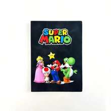 SuperMario 1 Stück dickes Notizbuch mit 100 Seiten in Lederoptik, geeignet für Zeichnen, Lernen, Büro-Notizen, Meetings, Geschäft, Schulmaterial. Ein tolles Geschenk für Männer, Frauen, Abschluss, Geburtstag und Feiertage, Schulmaterial, Schulanfang