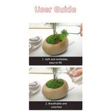 40g/80g/300g Simulated Moss Artificial Lawn, Christmas Simulated Artificial Moss Micro-Landscape Arrangement, Green Plant Artificial Lawn, Garden Pot Plant Decoration (Does Not Include Plants And Soil)