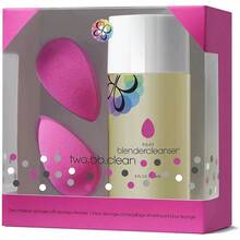 Beauty Blender 2 Original Pink Blenders W/5oz Liquid Cleanser Ideal Day And Night Skincare Routine For Daily Use, Perfect For Travel And Gifting During All Season, Christmas, Birthdays And Other Special Occassions - 無色 - 查看 3