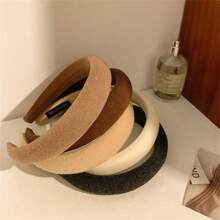 1 Peça Novo Headband Acolchoado de Esponja Coreano, Laço Azul Doce e Fresco Diagonal Listras Elevação Acessórios de Cabelo Faixa de Cabelo Aro de Cabelo