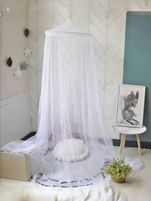 413*98in Large Mosquito Net Bed, Hanging Fly Insect Repellent Dome Tent Bedding Net, For Bed Canopy Mosquito Net, Camping, Home Use, Room Decor