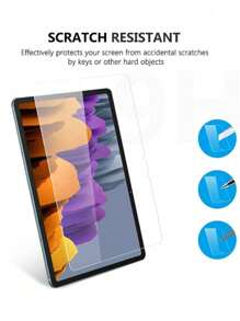 2pcs Ultra Clear, Anti-Scratch, Full Screen Coverage, Strong Anti-Fingerprint, Sensitive And Shatterproof, Tempered Glass Screen Protector Compatible With Samsung Tablet Gift For Birthday, Family, Friends Pad Screen Protector, Pad Accessories
