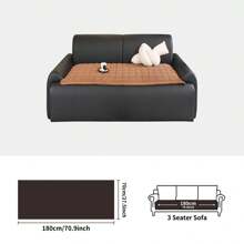 1pc Minimalist Solid Color Plaid Striped Design Sofa Slipcover, Comfortable For Sitting Or Lounging, Suitable For 2-Seater, 3-Seater, 4-Seater And Modular Sofas, All Season Use Chair Office Chair Chair Cushion Cushion Seat Cushion