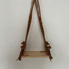 Fashion Newborn Photography Props Wooden Baby Swing Posing Accessories For Boy Girl Macrame Swing Posing Photo Props Swing