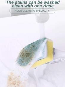 3/6/9pcs Multi-Purpose Powerful Kitchen Cleaning Set, Thick Sponge Cleaning Brushes, 3-Layer Composite Absorbent Sponge Material Suitable For Home, Kitchen, Windows, Faucets, Toilets, Cars And Outdoor Grills, Reusable Cleaning Tool Set
